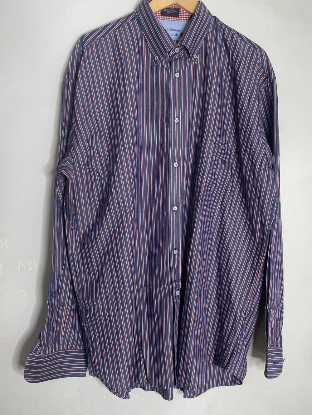 Paul & Shark Yachting Royal Ocean Club Vintage Long Sleeve Button-Down Shirt 2XT